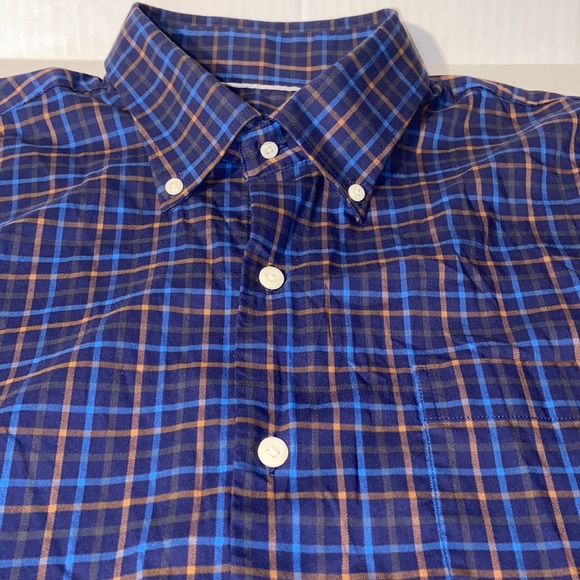 Peter Millar Men’s Large Long Sleeve Plaid Button Down Shirt - Picture 3 of 4